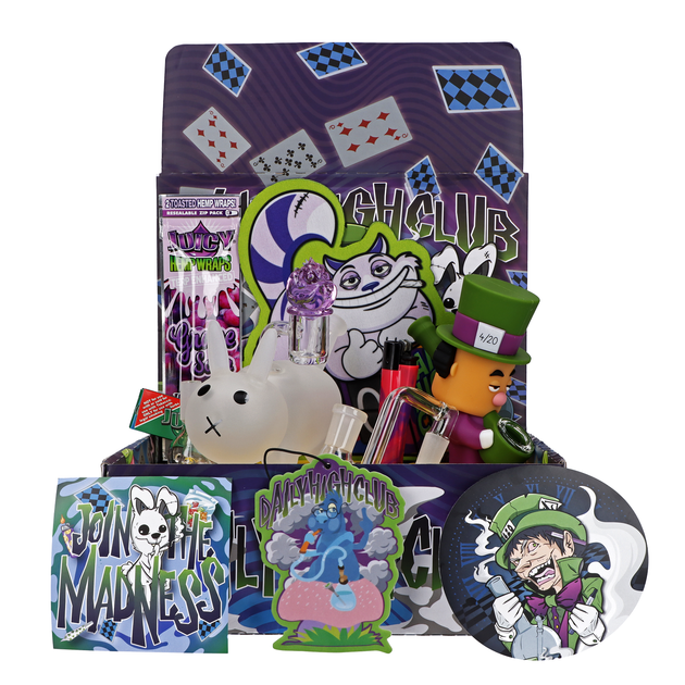 April 2023 "420 Bunny" Smoking Subscription Box Valiant Distribution