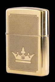 Queen of Bud Golden Lines of Triumph Zippo
