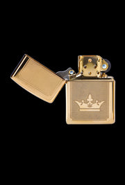 Queen of Bud Golden Lines of Triumph Zippo