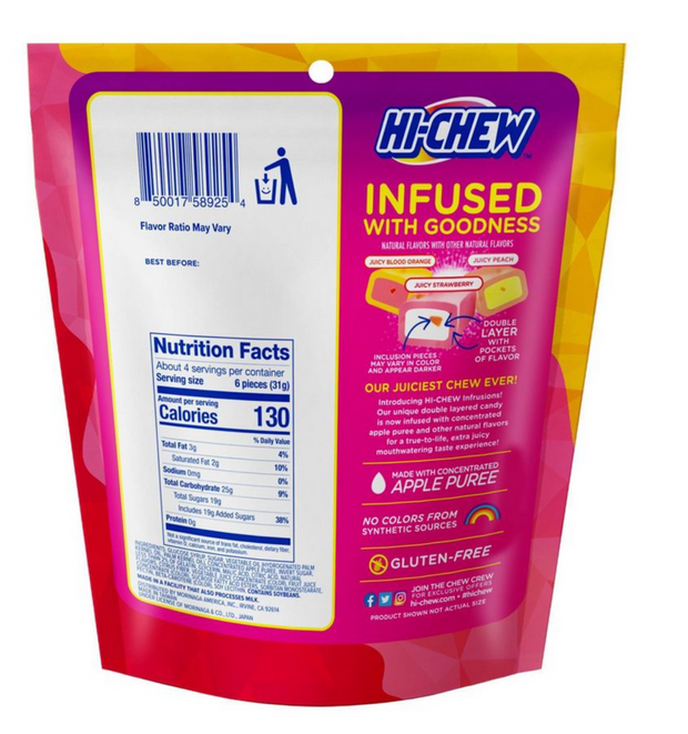 Hi-Chew Infrusions Chewy Candy - Orchard Mix