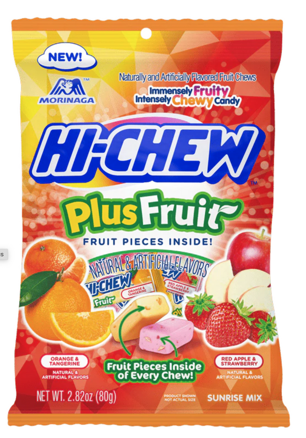 Hi-Chew Plus Fruit Chewy Candy