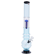 JM Plastics Bubble Base with Glass Perc Acrylic Water Pipe