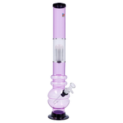 JM Plastics Bubble Base with Glass Perc Acrylic Water Pipe