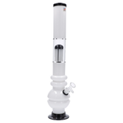 JM Plastics Bubble Base with Glass Perc Acrylic Water Pipe