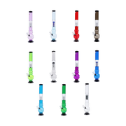 JM Plastics Bubble Base with Glass Perc Acrylic Water Pipe