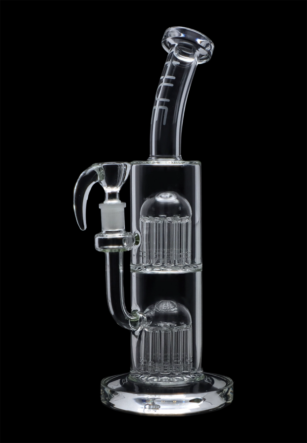 Hue - Jellyfish Water Pipe Clear - 13"