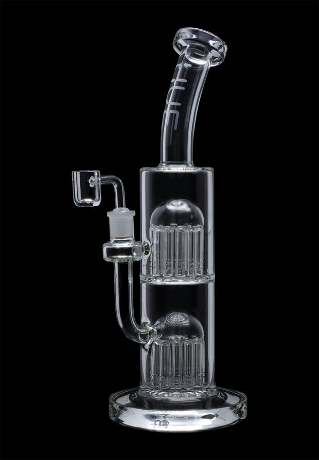 Hue - Jellyfish Water Pipe Clear - 13"