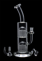 Hue - Jellyfish Water Pipe Clear - 13"