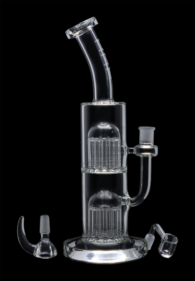 Hue - Jellyfish Water Pipe Clear - 13"