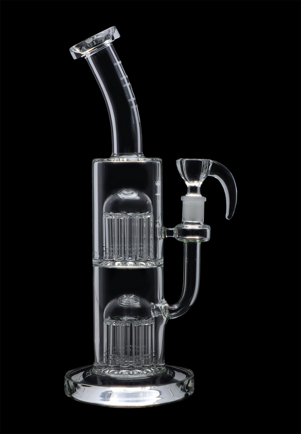 Hue - Jellyfish Water Pipe Clear - 13"