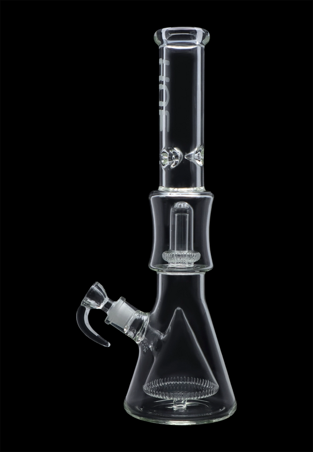 Hue - Pyramid Water Pipe Clear - 16.25"