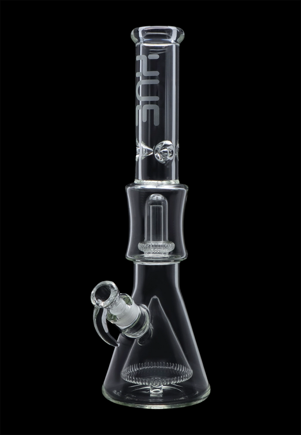 Hue - Pyramid Water Pipe Clear - 16.25"