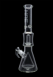 Hue - Pyramid Water Pipe Clear - 16.25"