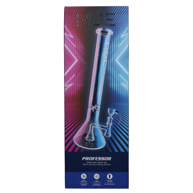 Hue - Professor Water Pipe Clear - 18.5"