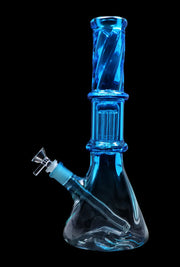 Valiant Twisted Neon Beaker with Tree Perc