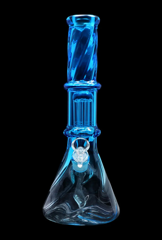 Valiant Twisted Neon Beaker with Tree Perc