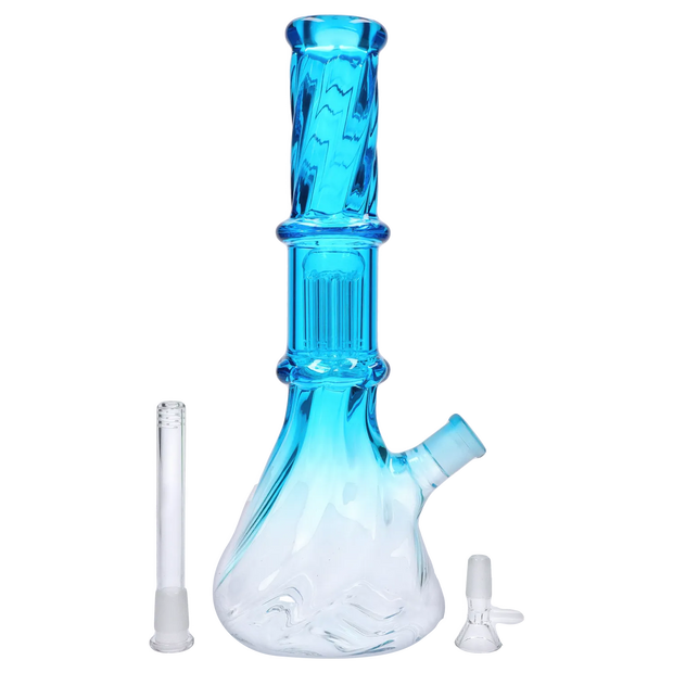 Valiant Twisted Neon Beaker with Tree Perc