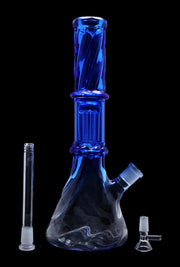 Valiant Twisted Neon Beaker with Tree Perc