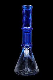 Valiant Twisted Neon Beaker with Tree Perc