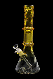 Valiant Twisted Neon Beaker with Tree Perc