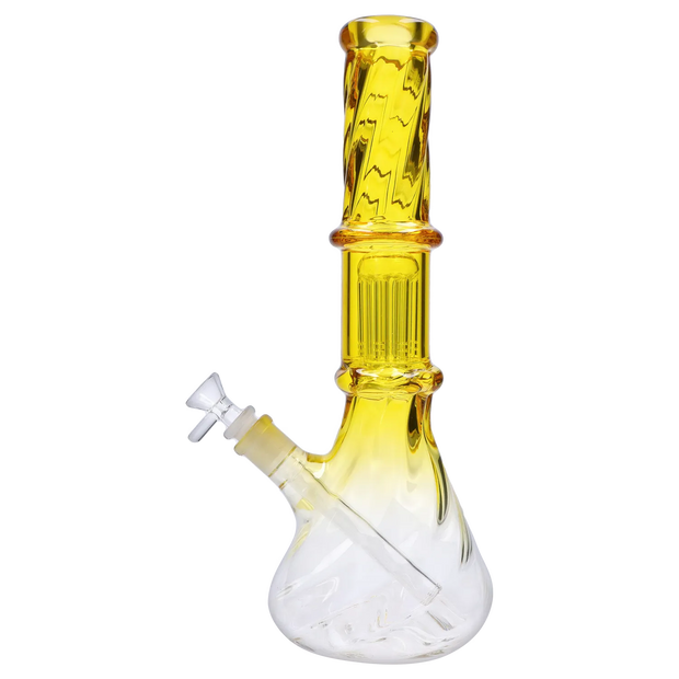 Valiant Twisted Neon Beaker with Tree Perc