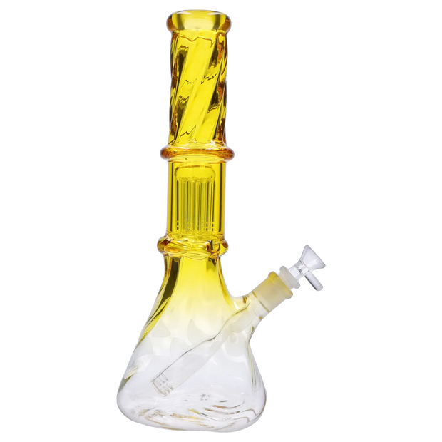 Valiant Twisted Neon Beaker with Tree Perc