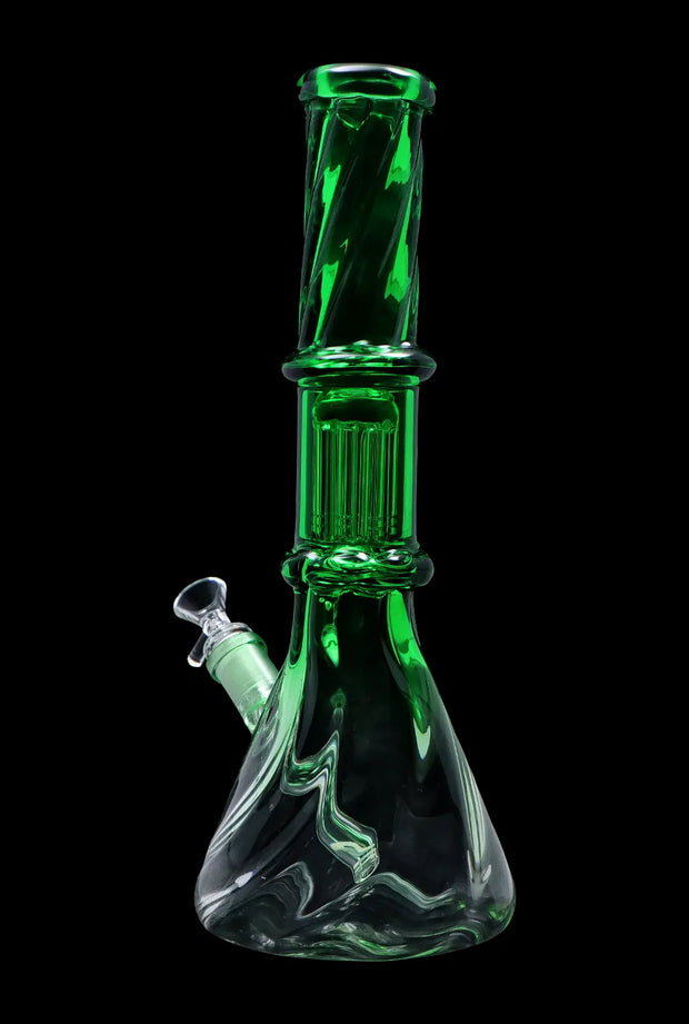 Valiant Twisted Neon Beaker with Tree Perc