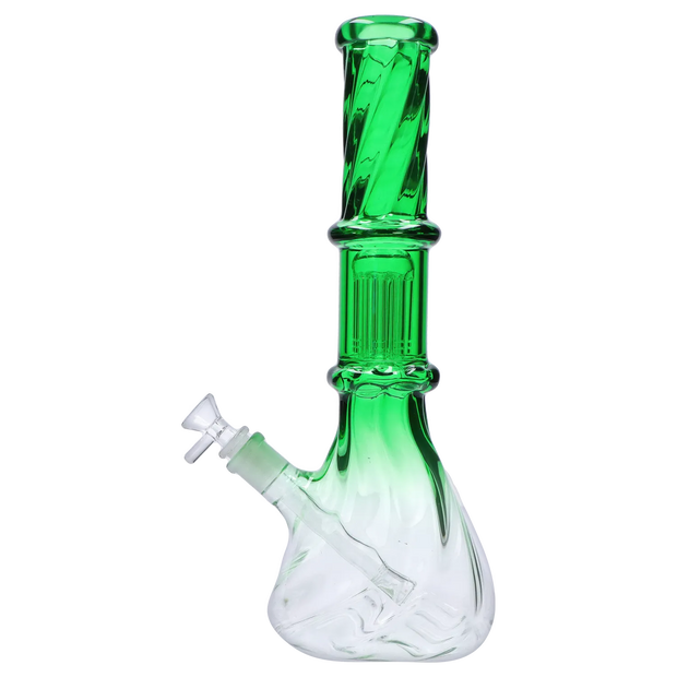 Valiant Twisted Neon Beaker with Tree Perc