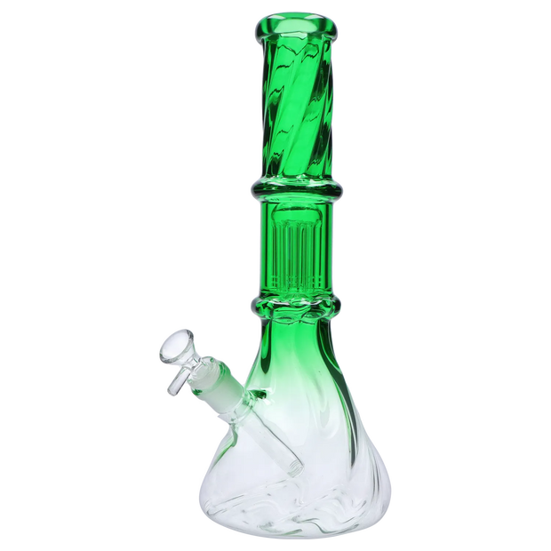 Valiant Twisted Neon Beaker with Tree Perc