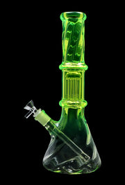 Valiant Twisted Neon Beaker with Tree Perc