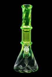 Valiant Twisted Neon Beaker with Tree Perc