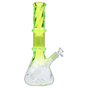 Valiant Twisted Neon Beaker with Tree Perc
