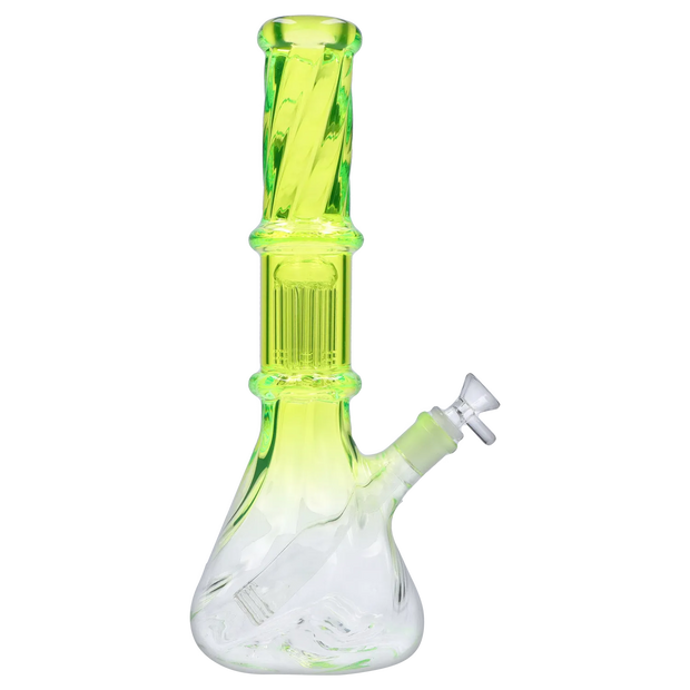 Valiant Twisted Neon Beaker with Tree Perc