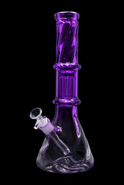 Valiant Twisted Neon Beaker with Tree Perc