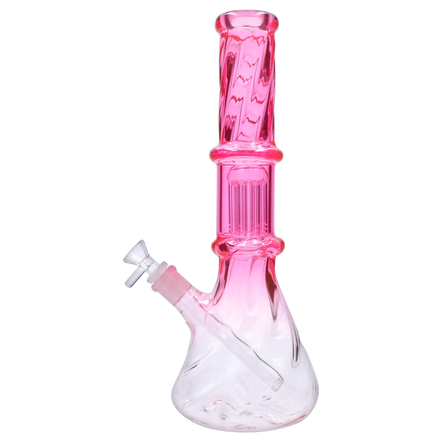 Valiant Twisted Neon Beaker with Tree Perc