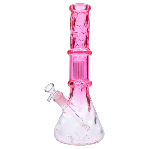 Valiant Twisted Neon Beaker with Tree Perc