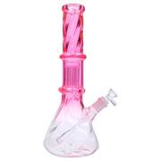 Valiant Twisted Neon Beaker with Tree Perc