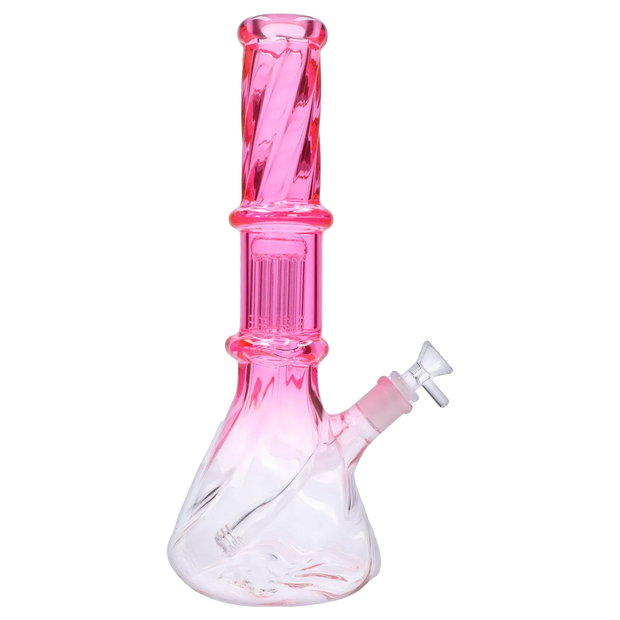 Valiant Twisted Neon Beaker with Tree Perc
