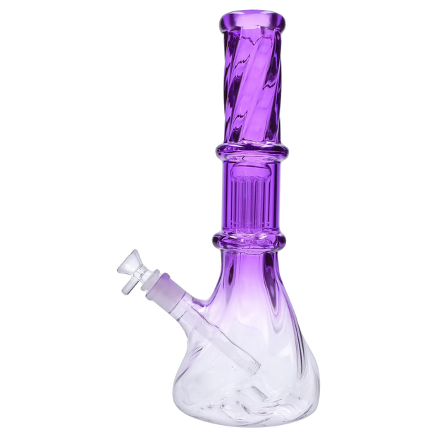 Valiant Twisted Neon Beaker with Tree Perc