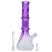 Valiant Twisted Neon Beaker with Tree Perc