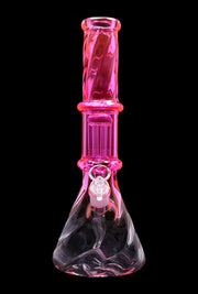 Valiant Twisted Neon Beaker with Tree Perc