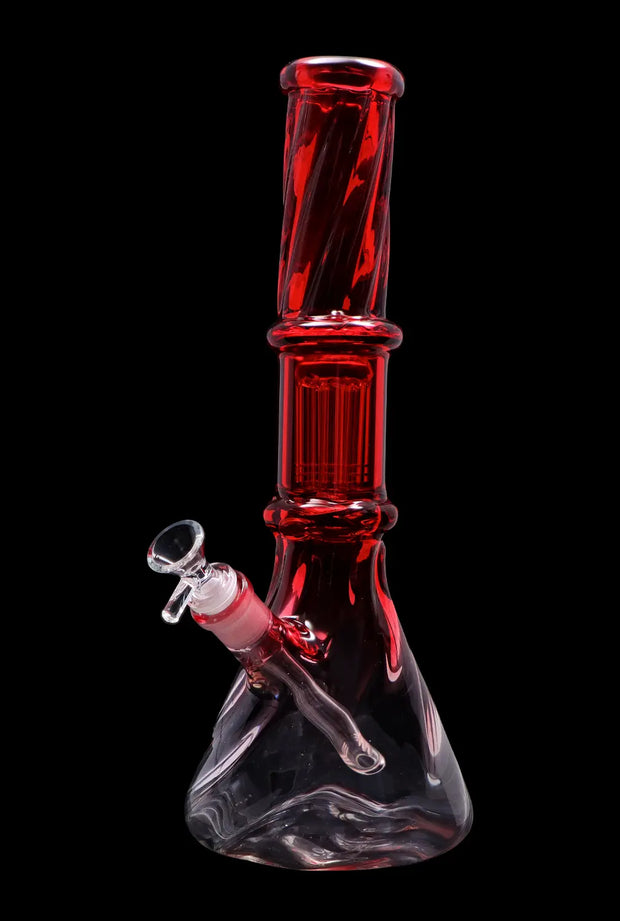 Valiant Twisted Neon Beaker with Tree Perc