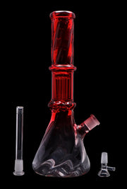 Valiant Twisted Neon Beaker with Tree Perc