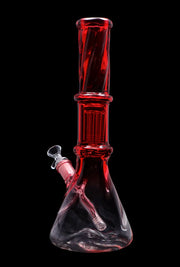 Valiant Twisted Neon Beaker with Tree Perc