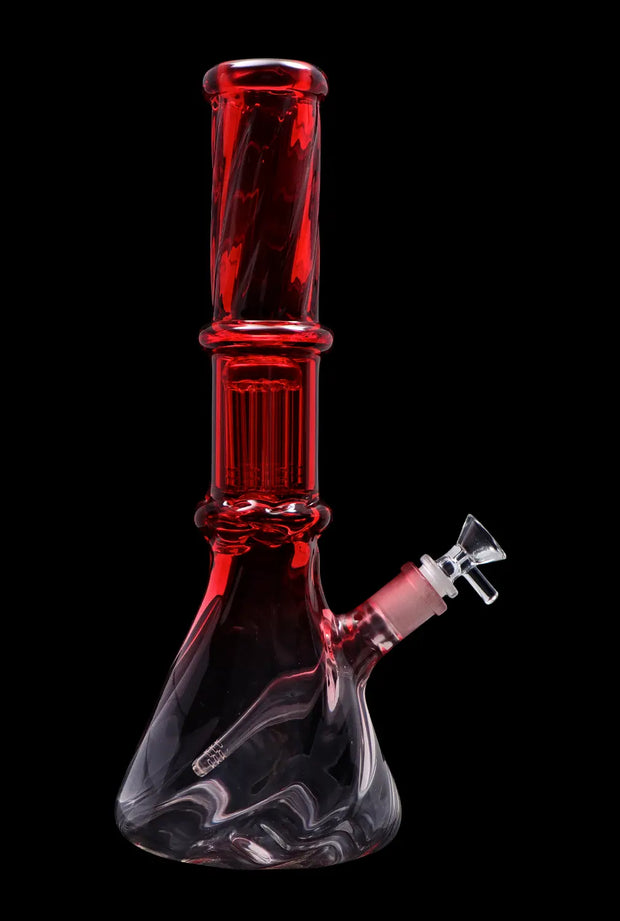 Valiant Twisted Neon Beaker with Tree Perc