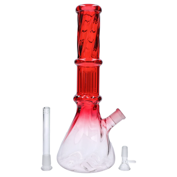 Valiant Twisted Neon Beaker with Tree Perc