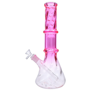 Valiant Twisted Neon Beaker with Tree Perc