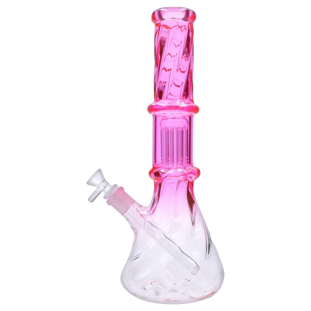 Valiant Twisted Neon Beaker with Tree Perc