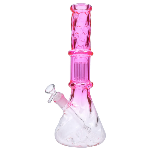 Valiant Twisted Neon Beaker with Tree Perc