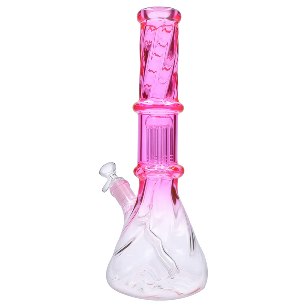 Valiant Twisted Neon Beaker with Tree Perc